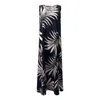 Casual Dresses Wywmy 2024 Ankomst Floral Tryckt för kvinnor Summer Bohemian Vintage Sleeveless Long Dress Elegant Party Maxi