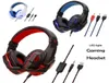 Stereo Gaming Headset LED lätta hörlurar med MIC för PC P4 Pro Xbox One Controller -headset för bärbara telefonomkopplare3801448