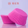 Baking Moulds 100Pcs Cake Paper Tray Color Printing Oil-proof Cup Cupcake Muffin Case Box Bakeware
