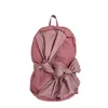 Backpack Nylon Waterproof Pink Travel Bags For Women And Men Large Luggage Size Gothic Style Light Weight Female Bagpack