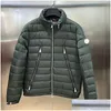 Herren Daunenparkas Designerjacke Stehkragen Winter Damen Kapuzenlicht Einfarbig Reißverschluss Stil 02 Drop Lieferung Bekleidung Kleidung Ot4Gx