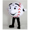 Mascot kostymer Cartoon Baseball Mascotte Fancy Dress Character Carnival Christmas Celebration Mascot Costume
