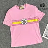 Para adultos crianças moda bonito padrão de desenho animado casual manga curta camiseta em torno do pescoço camiseta feminina topo