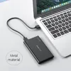 Laufwerke 2TB 1TB Acasis''external Festplatte USB 3.0 Buntes Metall HDD Tragbarer 500 GB Speicher für PC, Mac, Tablet, Xbox, PS4, PS5, TV
