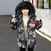 Manteau en duvet JXYSY veste d'hiver en coton pour enfants pour garçons salopette filles chaud réfléchissant combinaison de neige Parka 4-9 ans