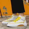 Casual Schoenen Hoogte Verhoogde Hoge Tops Heren Gevulkaniseerde Flats Herfst Mannelijke Comfortabele Dikke Winter Sneakers Voor Trainers