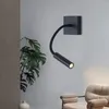 Lâmpada de parede LED Luzes de cabeceira Leitura Livro Lâmpadas Design Sconces Flexível Gooseneck Sala de Estudo Diariamente