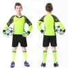 Enfant Football Gardien Jersey Set Éponge Protecteur Personnalisé Gardien Uniforme Costume Shorts Épaissir Éponge Protecteur Doorkeepe 240314