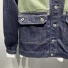 erkek denim ceket eklenmiş popo erkek jean ceket estetik kargo evinde vintage büyük boyutlu Kore dış giyim n7fp#