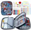 Storage Bags Sewing Tools Needles Stitches Knitting Craft Crochet Set Hand Tool 170 Piece