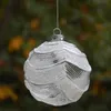 Christmas Decorations White Stained Glass Ball Crafts