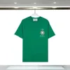 Дизайнерская половая футболка Polo Casablanca Mens 23 Spring/Summer New Fantasy Gate Starry Castle Casa Письма с короткими рукавами футболка