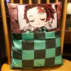 Oreiller Anime fantôme tuer lame de dessin animé jouets en peluche vous haricots en peluche charbon de bois Zhilang oreiller facilité poupée périphérique enfants cadeaux décoration de la maison