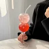 Creative Goblet Bubble Ball Cocktail Champagne Wine Juice Milk Whiskey Brandy Glasses Water Cup for Bar Restaurant Drinkware 240312