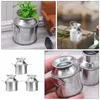 Vazolar 3 PC Crafts Milk Jug Teneke Kova Mini Centerpieces Minik Ev Aksesuarları Küçük Demir Bahçecilik