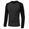 2020 Lente Merk Kleding Mannen Lange Mouw Ronde Hals T-shirts Casual Baseball T-shirt Mannen Raglan Tee Streetwear Plus Size 4XL CY200515 002