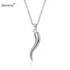 Pendant Necklaces Italian Horn Necklace 925 Sterling Silver 18 Cable Chain Cornicello Cornetto Amulet Jewelry P13274B263n