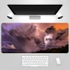 Tapis Sky Thunder Lightning souris de bureau Gamer tapis de souris souple souris de jeu clavier Pad LockEdge Gamer Table tapis de bureau ordinateur