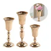 Vases Metal Table Flower Vase Dried Pot Decoration Bouquet Holder Road Lead For Living Room Birthday Anniversary Home Event