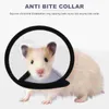 Hundkläder 2 datorer Valphalsar Anti Bite Anti-Pecking Hamster Neckband Ring Pet Recovery Protective
