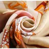Venda quente 180*70cm xale de seda floral impressão personalizada mulher chiffon fantasia hijab lenço de praia