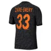 2023 2024 Maillot de Foot Mbappe Soccer Jerseys Kolo Muani O.Dembele ASENSIO HAKIMI Ugarte Football Shirt 24 Homme Enfants Men Kids Kit Psges Lee Kang en troisième outre