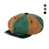 Berretti 2024 francese di velluto a coste Casquette Femme Luxe Baret Rayo Vallecano Classic Sboy velluto visiera cappelli per gli uomini Bere Cap