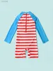 One-Pieces Baby Long Sleeve Bathing Suit Infant One-piece Rashguard Swimsuit Beach Sunsuit Water Sport Surfing Swim Shirt 24327