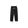 Pantaloni da uomo American Retro High Street Fashion Brand Hip-Hop Stampato Casual Mti-Pocket Fibbia laterale e stessa tuta da donna Ins Drop De Otzyx