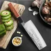 Knivar förfalskade kocken Santoku Knivar Set 14 st boning Peeling Salmon Knife Cleaver Fish Filet Sushi Slice BBQ Knives