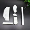 베이킹 몰드 3D 베이비 슈즈 형태 플라스틱 케이크 퐁당 비누 곰팡이 운동화 모양 장식 도구 페이스트리 주방 장식 베이크웨어 도구