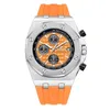 ONOLA 6806 Top marque hommes montre de sport à Quartz Silicone semaine affichage chronographe montres montre à main pour homme