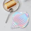 Disposable Dinnerware Conch Shell Paper Plates Cake Themed Party Snack Fruit Dessert Dry Nut Plate Dining Table Garbage