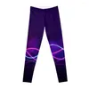 Pantalon actif abstrait ultraviolet néon lumières Leggings Legging Gym Sport Jogger sportif femme femme