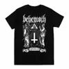 2022 män kläder sommar t-shirts black metal behemoth tryckt o hals korta ärm tees toppar överdimensionerade t shirt man streetwear f9z6#