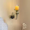 Portacandele Supporto da parete Sconce Durevoli Ornamenti per la casa Eleganti per Anniversario Cucina Caffè Camera da letto per interni