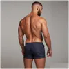 Pantalones para hombres Pantalones para hombre Pantalones cortos Playa Fitness Secado rápido Runing Verano Estilo casual Trotar Drop Entrega Ropa Ropa Dhafv