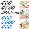 Hooks Key Plates Can Be Written On Fob Ring For Writing Label Keychain Baggage Tag ID Name Tags With Split