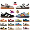 2024 Fashion Casual Designer Handball Spezial Shoes Women Mens Athletic Trainers White Black Gum Vegan Wales Bonner Pony Leopard Pink Green Nylon Brown Sneakers