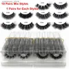 False Eyelashes Wholesale mink eyelashes 10-50 pairs/loose soft fluffy eyelashes extension natural false eyelashes makeup mink eyelashes24327