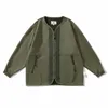 Camurça Veet Jaqueta Militar Homens Cityboy Streetwear Outdoor Fi Loose Casual Cargo Jacket Masculino Japão Coreano Casaco Vintage H8cJ #
