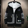 2024 Spring New Style Men fi Casual Trend Hooded Jackets Men's Casual Loose Style Waterproof High-kvalitet Jacket Male M-4XL 1882#