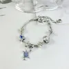 Designer Pandoras Bracelets New Pan Family Star Moon Shining Pendant Bracelet bricolage