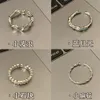 Version Plain Ring Irregular 925 Sterling Silver Versatile Female Niche Instagram Style Design Non Fading Combination