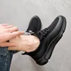 Casual Shoes Unisex Kitchen Chef Lace Up Breathable For Antislip Waterproof Oil-Proof Cook Work Size 36-45