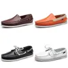 2024 Comfort Men 's Shoes Sailing Shoes 캐주얼 신발 가죽 통기성 디자이너 운동화 고품질 GAI