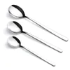 Forks Lengthened Thickened Long Handle Pointed Head Stir Spoon Coffee Ice Cream Honey Dessert Stainless Steel