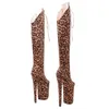 Buty taneczne Auman Ale 23 cm/9 cali Leopard Upper Sexy Exotic High Heel Platform Party Buty Boots Pole 045