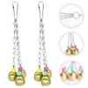 Andra fågelförsörjningar 2st Pet Parrot Cage Toys Colorful Hanging Bell Pendant Decoration