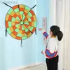 Dardos objetivo juego de mesa de dardos con bola pegajosa juego al aire libre para niños Juguetes de integración sensorial Juguetes Divertidos 24327